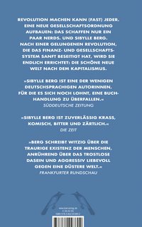 Zusatzmaterial 9783462003802 U4 von PNR: La Bella Vita: Roman von Sibylle Berg