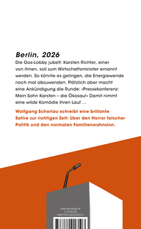Zusatzmaterial 9783462018103 U4 von Der unaufhaltsame Aufstieg des Ministers Karsten Richter: Eine Satire von Wolfgang Schorlau
