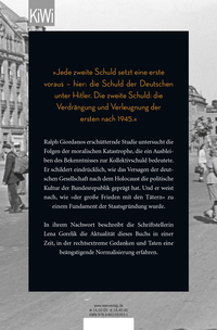 Zusatzmaterial 9783462053531 U4 von Die zweite Schuld: Oder Von der Last Deutscher zu sein von Ralph Giordano