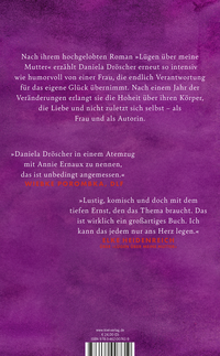 Zusatzmaterial 9783462007619 U4 von Junge Frau mit Katze: Roman von Daniela Dröscher