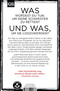 Zusatzmaterial 9783462005363 U4 von SCHWEIG!: Thriller von Judith Merchant