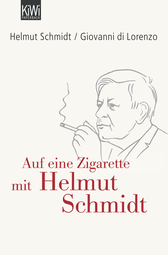 Buchcover von Auf eine Zigarette mit Helmut Schmidt von Helmut Schmidt, Giovanni di Lorenzo