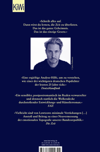 Zusatzmaterial 9783462000344 U4 von Aus dem Dachsbau von Dirk von Lowtzow