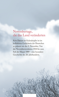 Zusatzmaterial 9783462051445 U4 von Am 9. November: Innenansichten eines Jahrhunderts von Anke Hilbrenner, Charlotte Jahnz