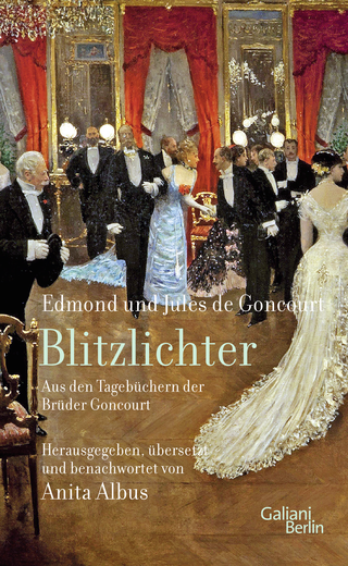 Buchcover von Blitzlichter. Aus den Tagebüchern der Brüder Goncourt