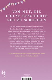 Zusatzmaterial 9783462049350 U4 von Der Briefladen, in dem ich dich fand: Roman von Baek Seungyeon