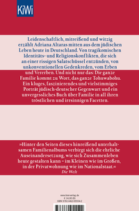 Zusatzmaterial 9783462055542 U4 von Doitscha – A Jewish Mother Tells All: Eine jüdische Mutter packt aus von Adriana Altaras