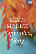Buchcover von September Song: Roman von Klaus Modick