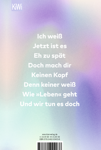 Zusatzmaterial 9783462004038 U4 von Liebe in Zeiten der Follower: Gedichte von Max Richard Leßmann