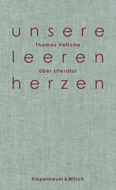 Buchcover von Unsere leeren Herzen: Über Literatur von Thomas Hettche