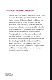 Zusatzmaterial 9783462321197 U4 von Kunst und Verbrechen von Stefan Koldehoff, Tobias Timm
