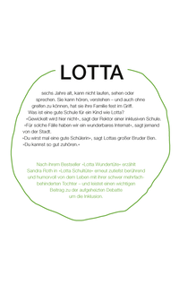 Zusatzmaterial 9783462050721 U4 von Lotta Schultüte: Mit dem Rollstuhl ins Klassenzimmer von Sandra Roth