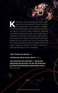 Zusatzmaterial 9783462050844 U4 von Die Tyrannei des Schmetterlings: Roman von Frank Schätzing