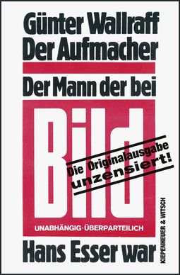 Buchcover von Lead Story: Erweiterte Neuausgabe mit einem aktuellen Nachwort von Georg Restle von Günter Wallraff