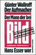 Buchcover von Lead Story: Der Mann, der bei Bild Hans Esser war von Günter Wallraff