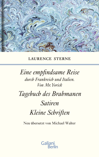 Buchcover von Empfindsame Reise, Tagebuch des Brahmanen, Satiren, kleine Schriften