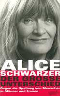 Buchcover von The Big Difference: Gegen die Spaltung von Menschen in Männer und Frauen von Alice Schwarzer