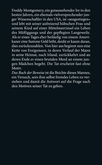 Zusatzmaterial 9783462021271 U4 von Das Buch der Beweise: Roman von John Banville
