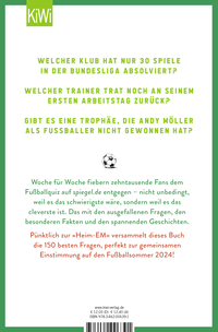 Zusatzmaterial 9783462006391 U4 von Mailand oder Madrid?: Das große SPIEGEL-Fußballquiz von Marco Fuchs