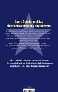 Zusatzmaterial 9783462009767 U4 von Das kalte Werk: Denglers zwölfter Fall von Wolfgang Schorlau