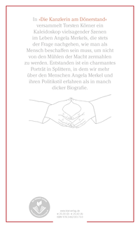 Zusatzmaterial 9783462001730 U4 von The Chancellor at the Kebab Stand: Miniaturen aus dem Leben von Angela Merkel von Torsten Körner