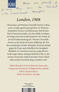 Zusatzmaterial 9783462008654 U4 von Lady Churchill von Marie Benedict