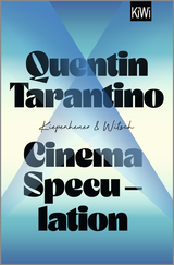 Buchcover von Cinema Speculation von Quentin Tarantino