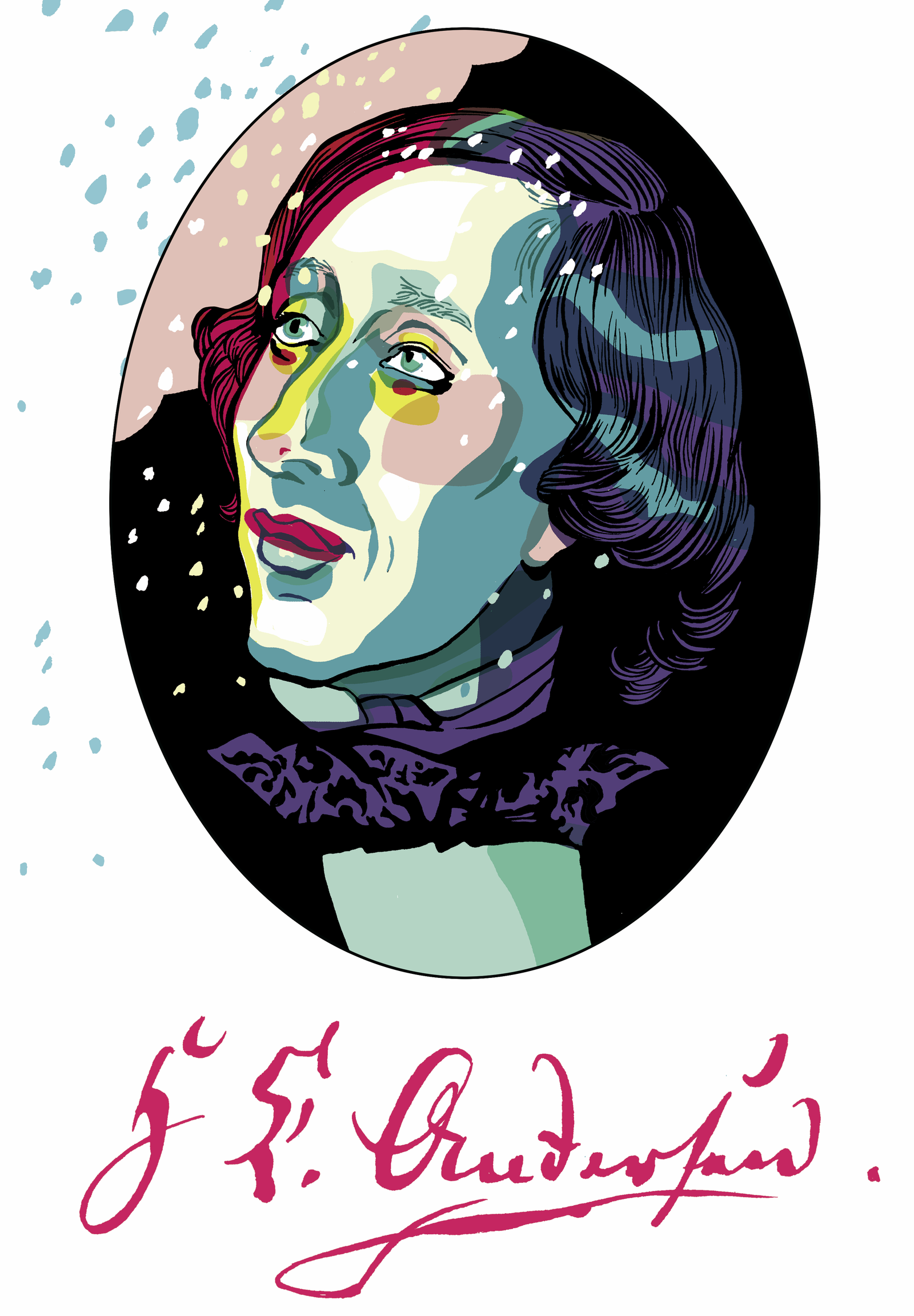 Portrait von Hans Christian Andersen
