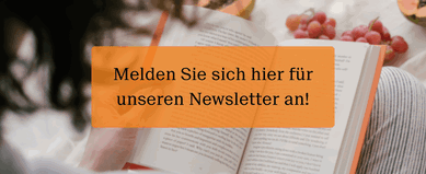 Newsletter Banner: 'Melden Sie sich hier für unseren Newsletter an!'