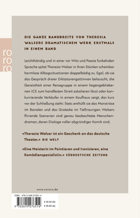 Zusatzmaterial 9783499276514 U4 von Morgen in Katar: Theaterstücke von Theresia Walser