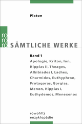 Buchcover von Sämtliche Werke 1: Apologie des Sokrates, Kriton, Ion, Hippias II, Theages, Alkibiades I, Laches, Charmides, Euthyphron, Protagoras, Gorgias, Menon, Hippias I, Euthydemos, Menexemos von Platon