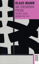 Buchcover von Auf verlorenem Posten: Aufsätze, Reden, Kritiken 1942 - 1949 von Klaus Mann