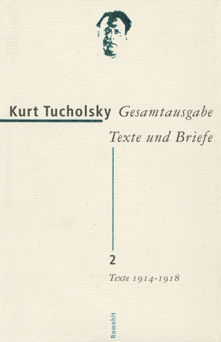 Buchcover von Gesamtausgabe Texte und Briefe 2: Texte 1914 - 1918
