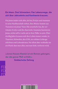 Zusatzmaterial 9783499014208 U4 von Die Schwestern von Jonas Hassen Khemiri
