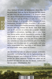 Zusatzmaterial 9783499268519 U4 von Arbeit und Struktur von Wolfgang Herrndorf