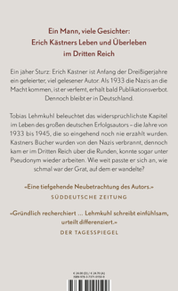 Zusatzmaterial 9783737101509 U4 von Der doppelte Erich: Kästner im Dritten Reich von Tobias Lehmkuhl
