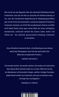 Zusatzmaterial 9783737102186 U4 von Das Camembert-Diagramm: Ein etwas anderes Frankreich-Porträt von Nadia Pantel