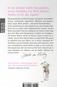 Zusatzmaterial 9783499630019 U4 von Unter dem Herzen: Ansichten einer neugeborenen Mutter von Ildikó von Kürthy