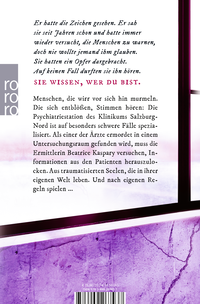 Zusatzmaterial 9783499267437 U4 von Stimmen von Ursula Poznanski
