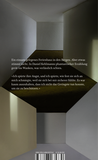 Zusatzmaterial 9783498035730 U4 von Du hättest gehen sollen von Daniel Kehlmann