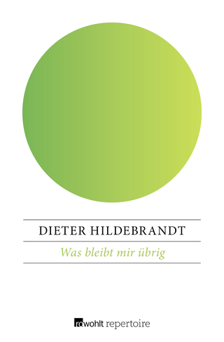 Buchcover von Was bleibt mir übrig: Anmerkungen zu (meinen) 30 Jahren Kabarett