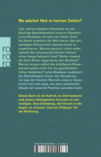 Zusatzmaterial 9783499014963 U4 von Was wäre, wenn wir mutig sind? von Luisa Neubauer