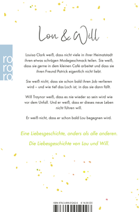 Zusatzmaterial 9783499012426 U4 von Ein ganzes halbes Jahr von Jojo Moyes