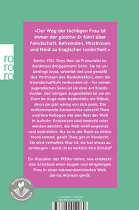Zusatzmaterial 9783499012969 U4 von Ein Mädchen mit Prokura von Christa Anita Brück