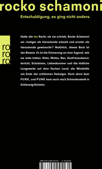 Zusatzmaterial 9783499241161 U4 von Dorfpunks von Rocko Schamoni