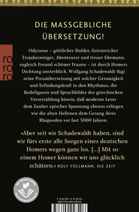 Zusatzmaterial 9783499247408 U4 von Die Odyssee von Homer