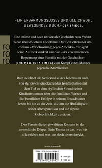 Zusatzmaterial 9783499245947 U4 von Jedermann von Philip Roth