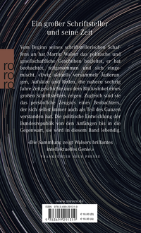 Zusatzmaterial 9783499291319 U4 von Ewig aktuell: Aus gegebenem Anlass von Martin Walser