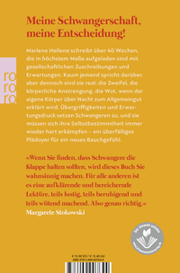 Zusatzmaterial 9783499007644 U4 von Bauch frei!: Ein Plädoyer für eine selbstbestimmte Schwangerschaft von Marlene Hellene