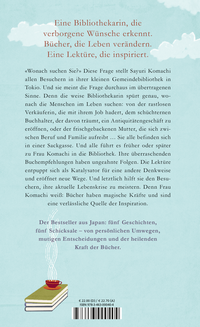 Zusatzmaterial 9783463000404 U4 von Frau Komachi empfiehlt ein Buch von Michiko Aoyama